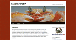 Desktop Screenshot of cangrejopedia.com