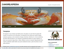 Tablet Screenshot of cangrejopedia.com